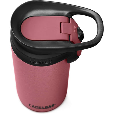 Garrafa Térmica Camelbak Forge Flow 600 ml Rosa Terracota, vista de cima com tampa fechada