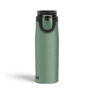 Garrafa Térmica Camelbak Forge Flow 600 ml Verde, vista frontal com tampa fechada, foto 23 de 35