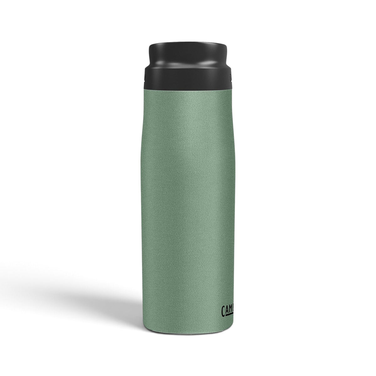 Garrafa Térmica Camelbak Forge Flow 600 ml Verde, vista frontal com tampa fechada, foto 24 de 35