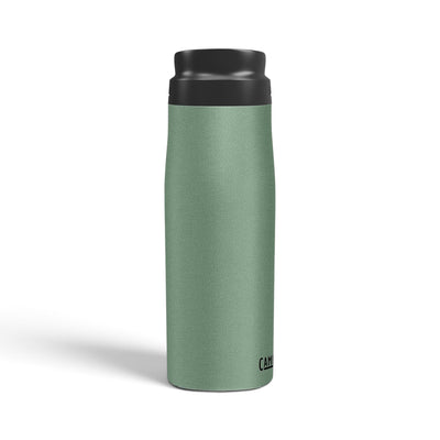Garrafa Térmica Camelbak Forge Flow 600 ml Verde, vista frontal com tampa fechada, foto 24 de 35