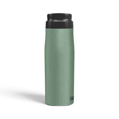 Garrafa Térmica Camelbak Forge Flow 600 ml Verde, vista frontal com tampa fechada, foto 25 de 35