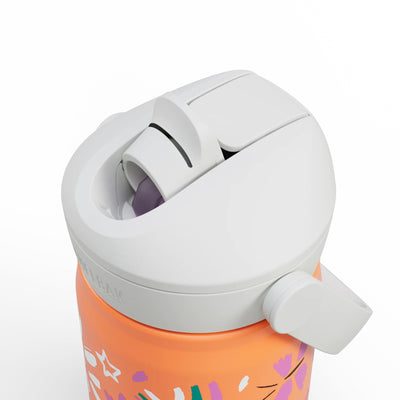 Garrafa Térmica Infantil Camelbak Thrive 354ml com tampa prática e colorida para fácil uso.