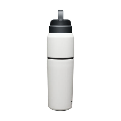 Garrafa Térmica Camelbak MultiBev 650 ml Branca, vista frontal com tampa fechada, foto 2 de 47