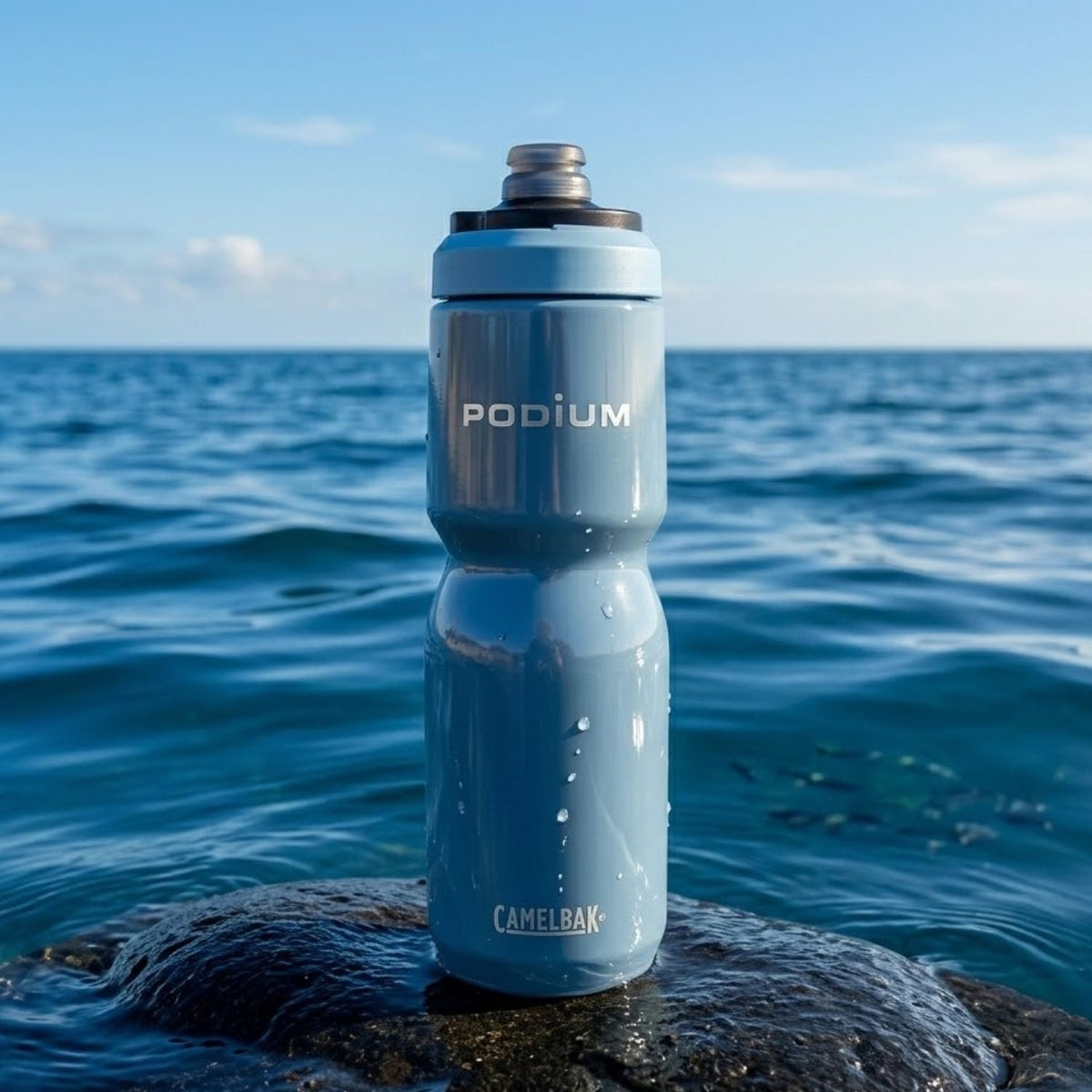 Garrafa Térmica Camelbak Podium Insulated Steel 650ml na cor Azul
