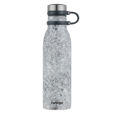 Garrafa Térmica Contigo Matterhorn THERMALOCK™ 591 ml Specked Slate, vista frontal com tampa fechada