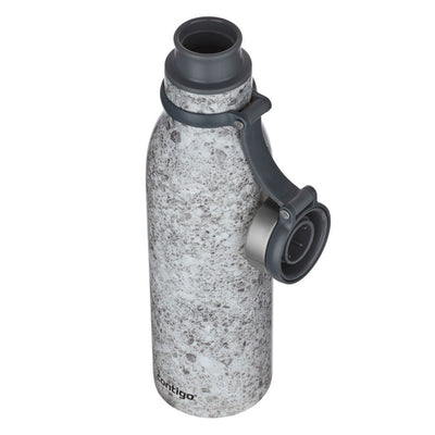 Garrafa Térmica Contigo Matterhorn THERMALOCK™ 591 ml Specked Slate, com a tampa aberta