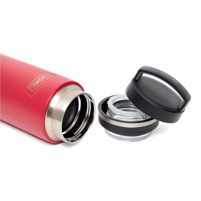 Garrafa Térmica Dual temp™ Thermos 940 ml Vermelha, com a tampa aberta