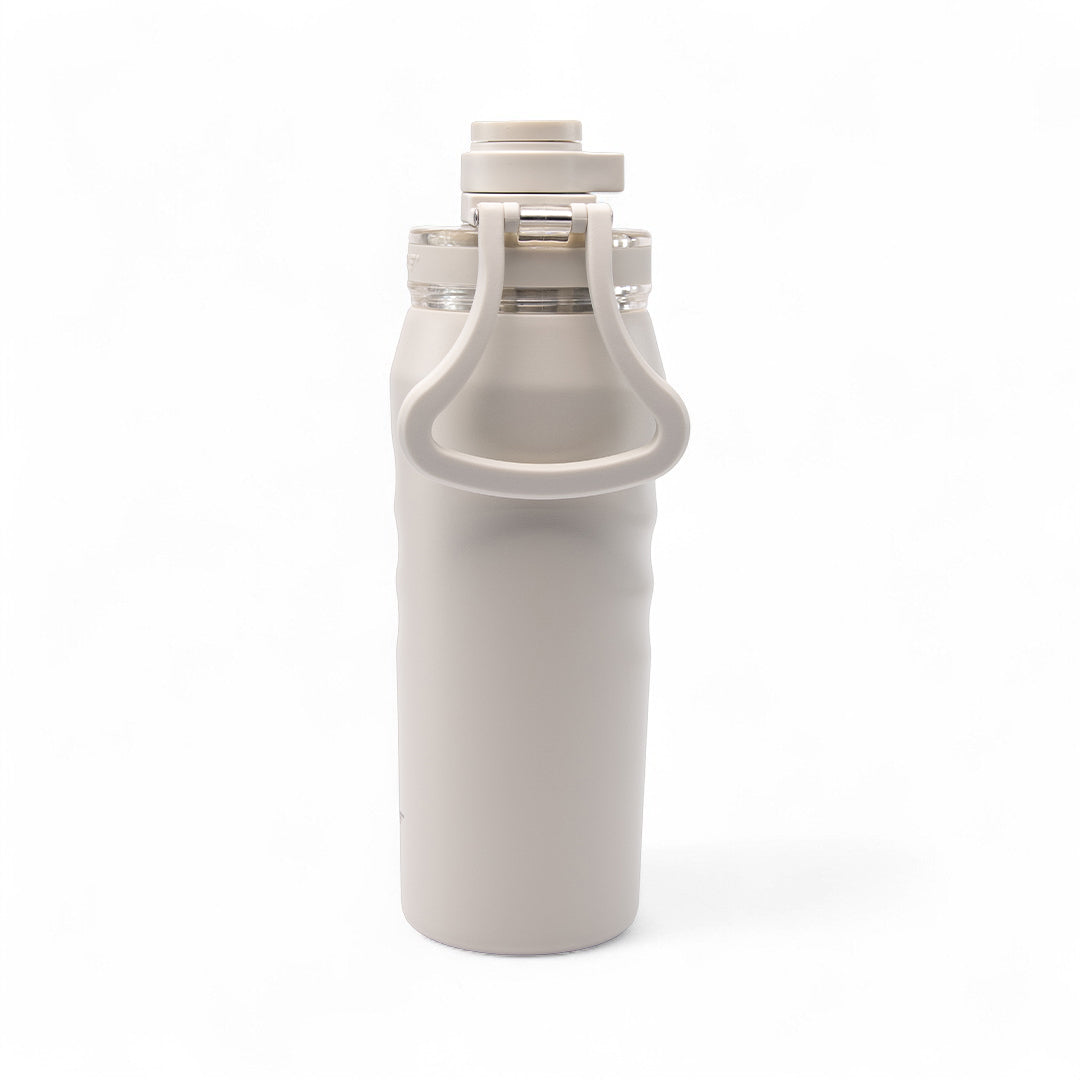 Garrafa térmica Faster Oásis 500ml na cor creme
