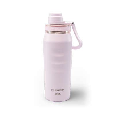 Garrafa térmica Faster Oásis 500ml na cor Rosa BB