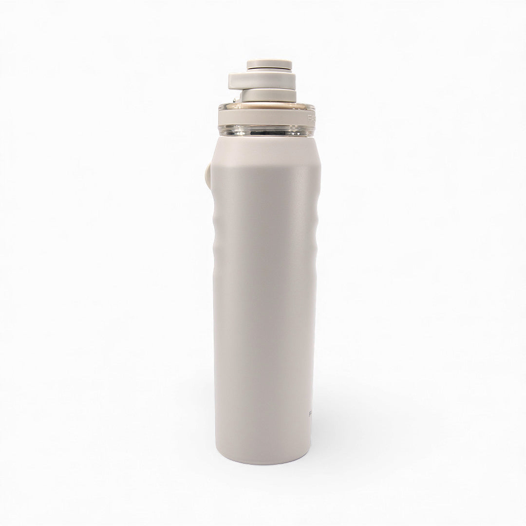 Garrafa térmica Faster Oásis 650ml na cor areia