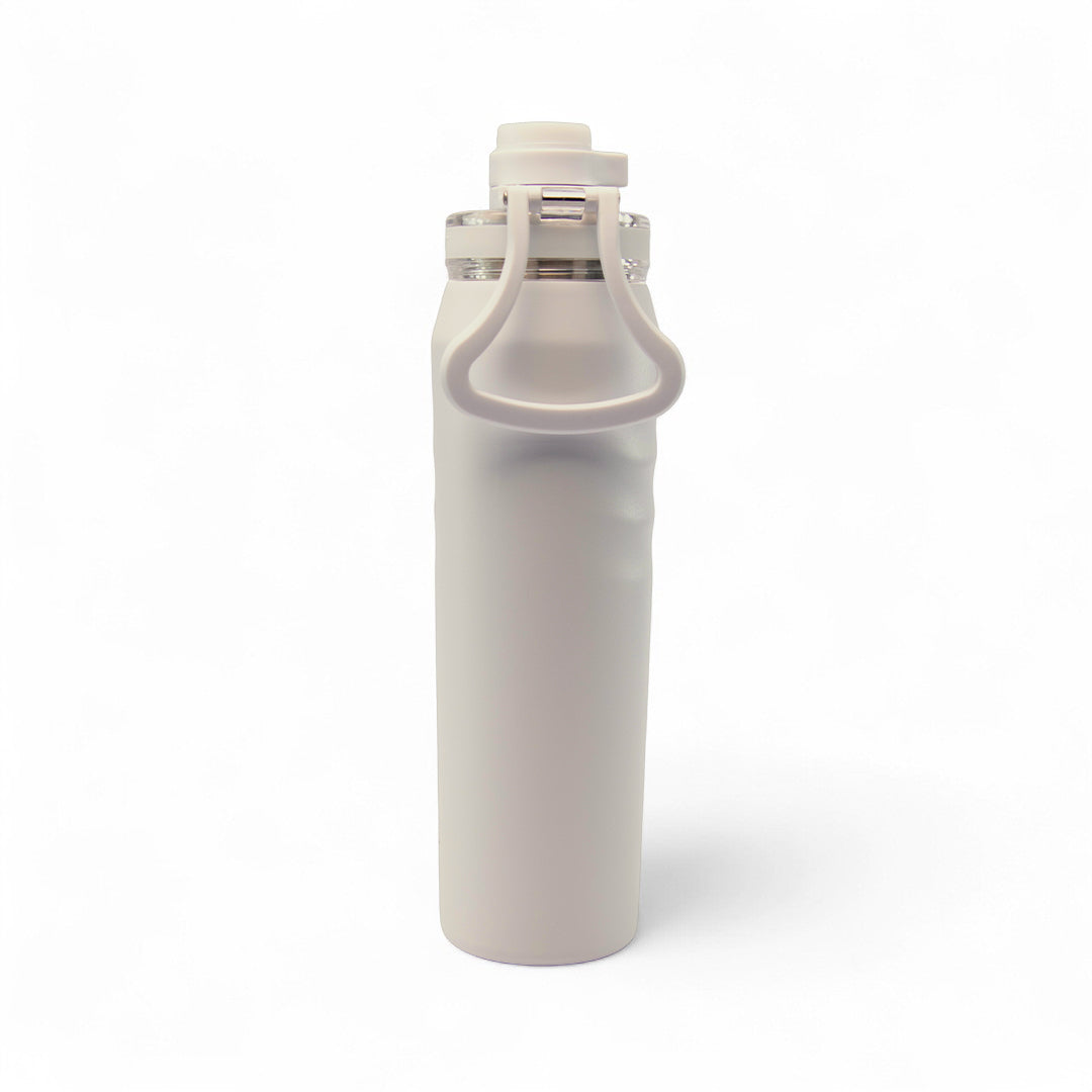 Garrafa térmica Faster Oásis 650ml na cor areia