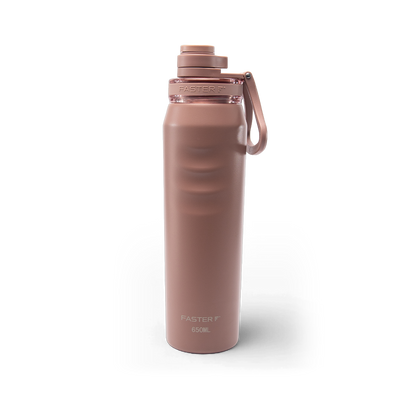 Garrafa térmica Faster Oásis 650ml na cor Duna