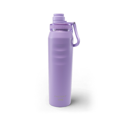 Garrafa térmica Faster Oásis 650ml na cor lilás