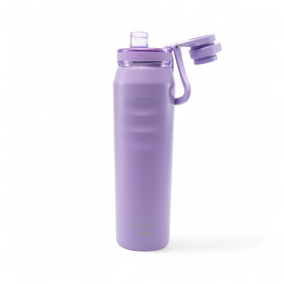 Garrafa térmica Faster Oásis 650ml na cor lilás