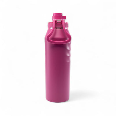 Garrafa Térmica Faster Oásis 650 ml Pitaya, vista frontal com tampa fechada, foto 4 de 89