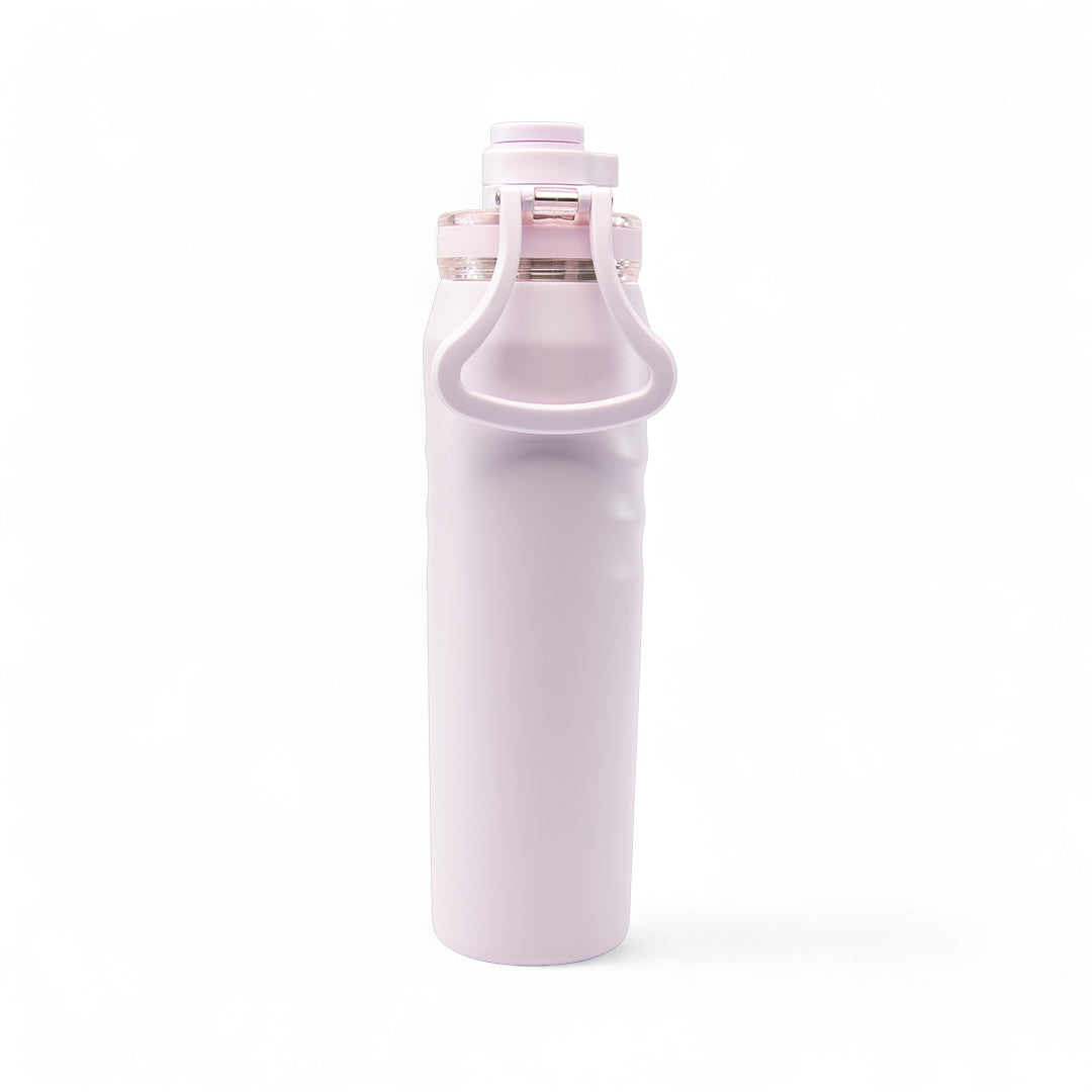 Garrafa térmica Faster Oásis 650ml na cor Rosa BB