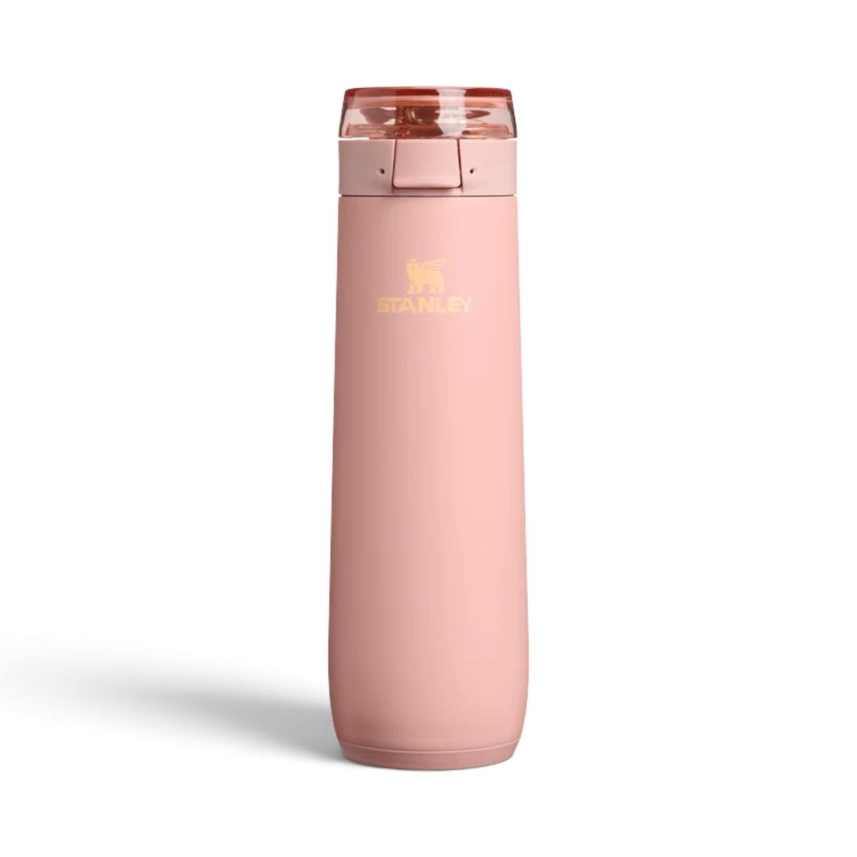 Garrafa térmica Flowstate Spring 591ml Stanley na cor Peach Rose