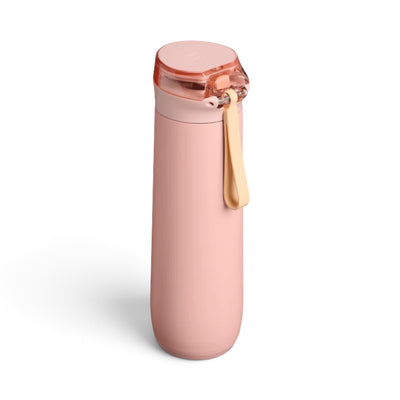 Garrafa térmica Flowstate Spring 591ml Stanley na cor Peach Rose