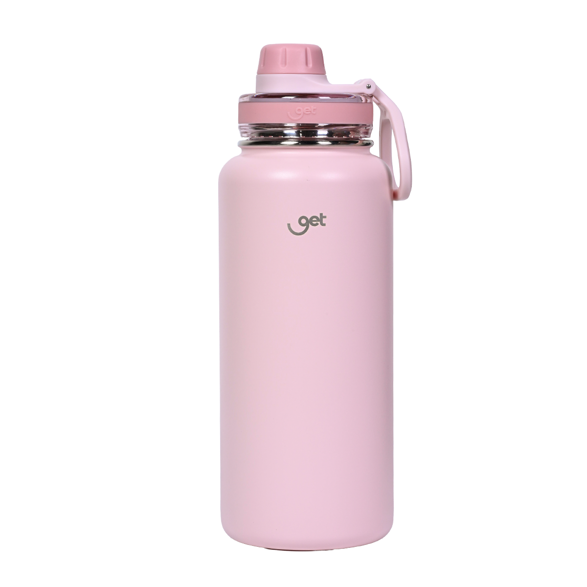 Garrafa térmica GET Trity 1000ml na cor rosa