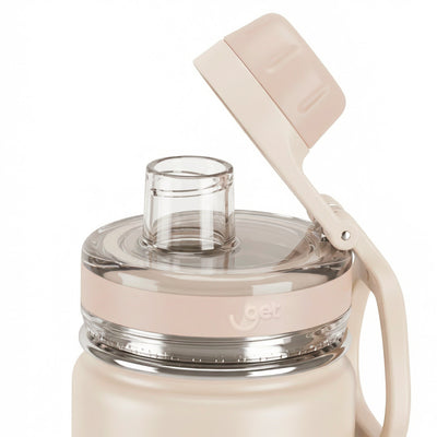 Garrafa térmica GET Trity 500ml na cor Creme