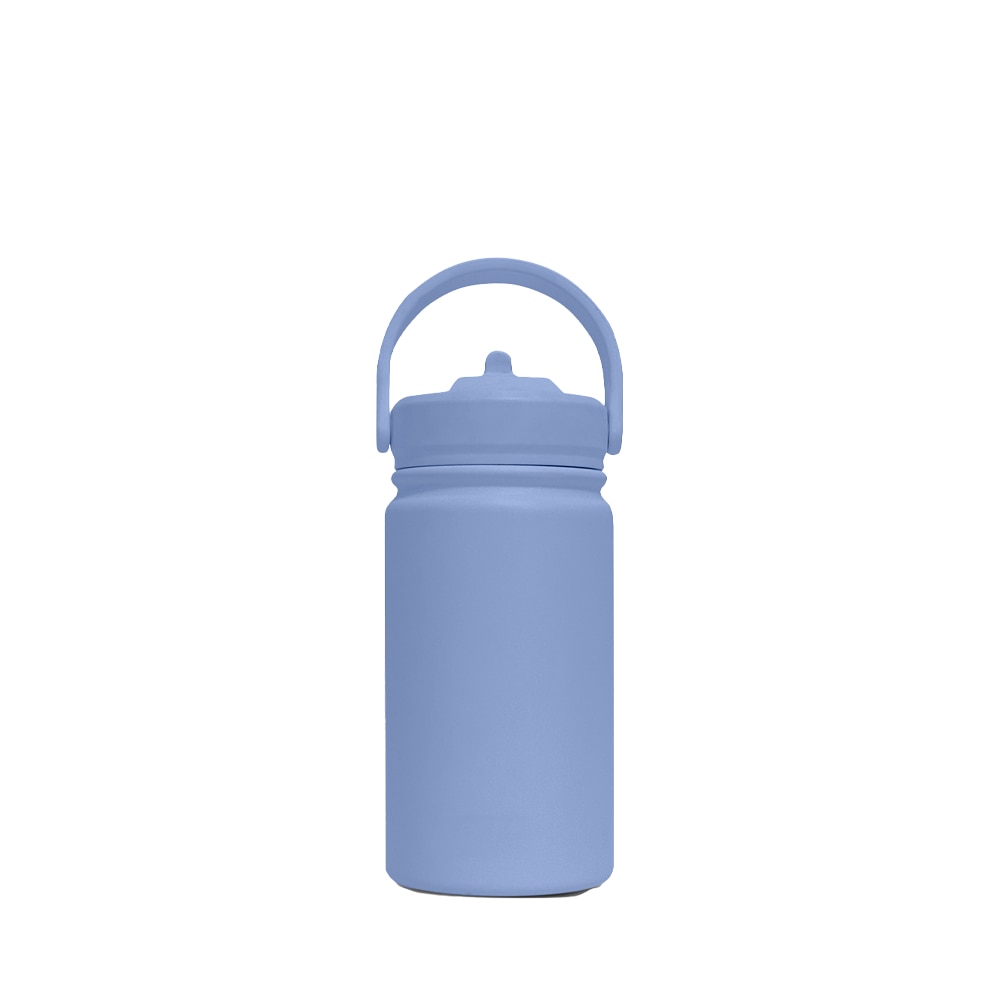 Garrafa Térmica Gocase Mini 350 ml Azul, vista frontal com tampa fechada, foto 6 de 12