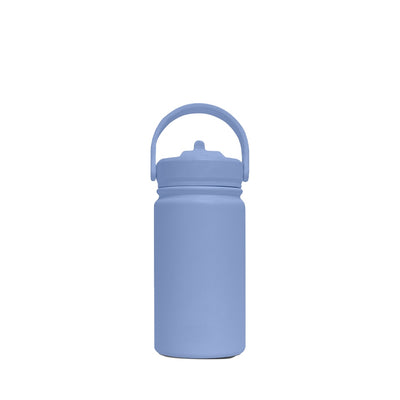 Garrafa Térmica Gocase Mini 350 ml Azul, vista frontal com tampa fechada, foto 6 de 12