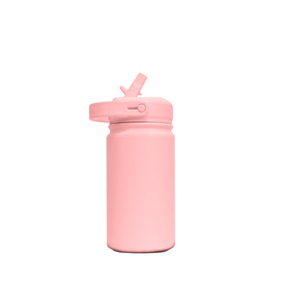 Garrafa Térmica Gocase Mini 350 ml Rosa, vista frontal com tampa aberta
