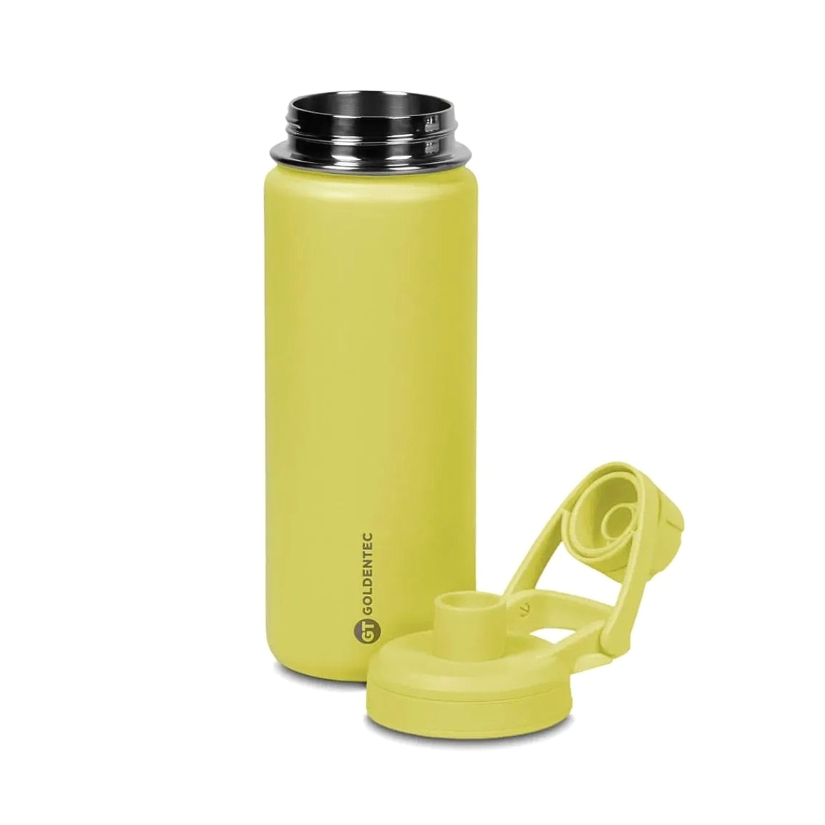Garrafa Térmica Goldentec 500ml na cor Amarela
