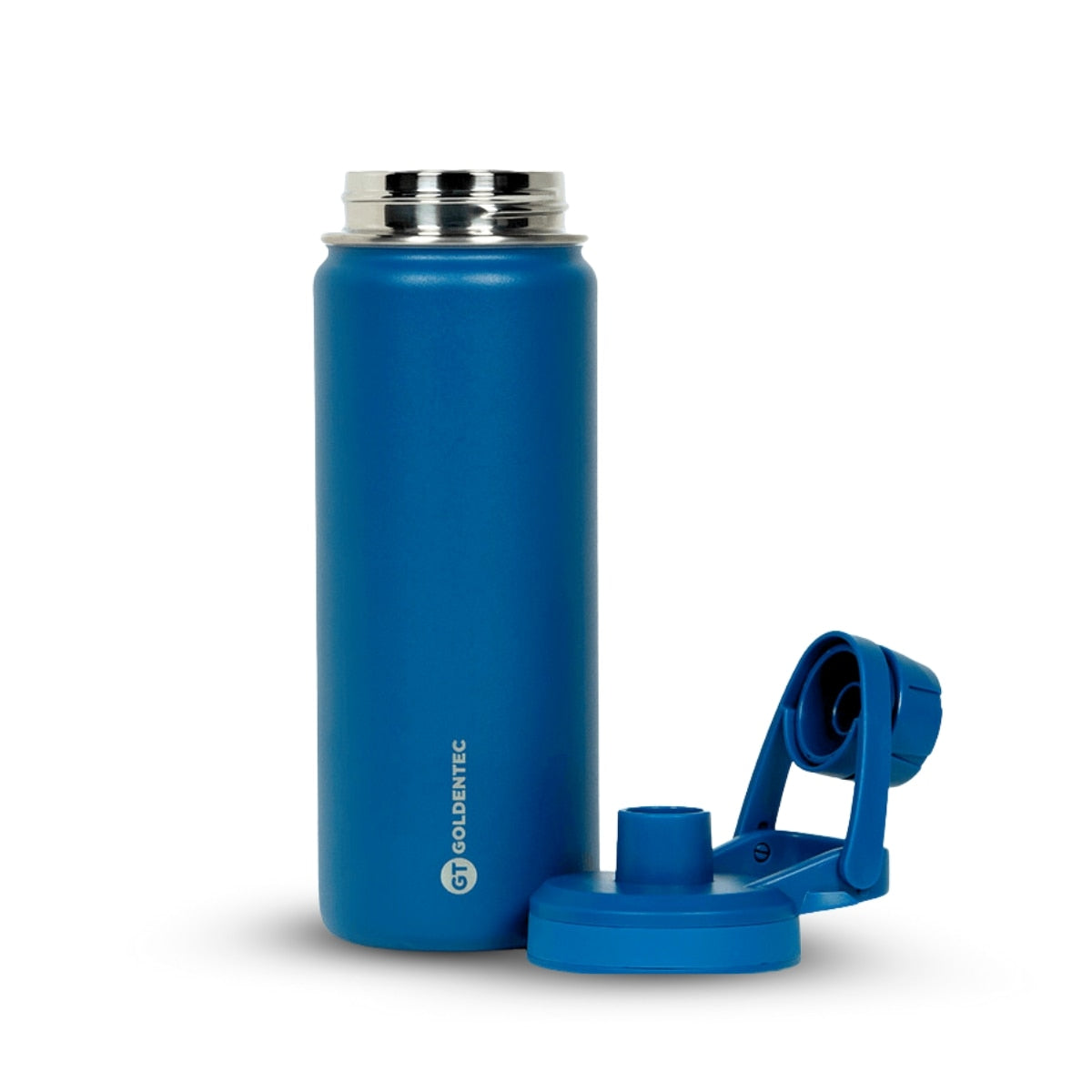 Garrafa Térmica Goldentec 500ml na cor Azul