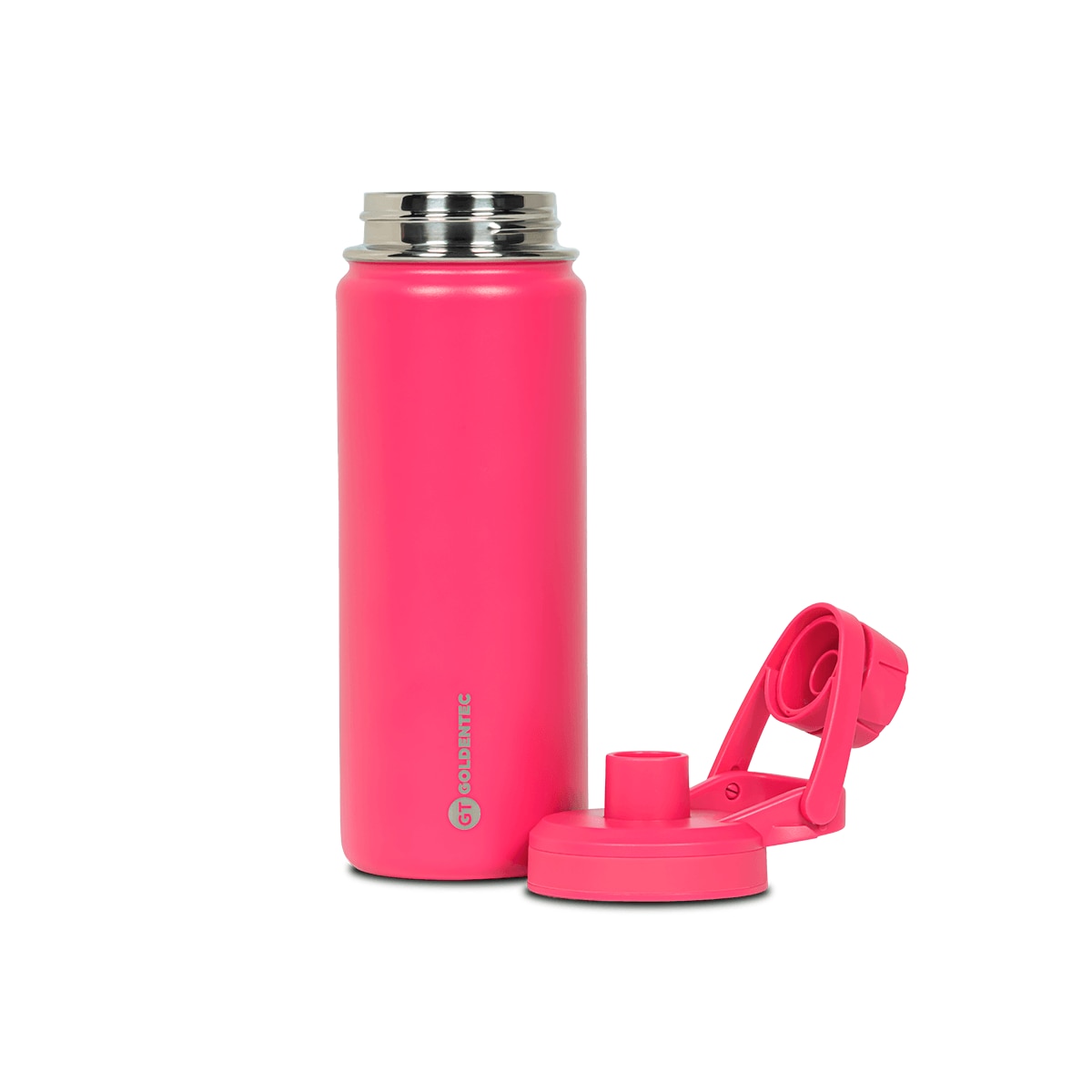 Garrafa Térmica Goldentec 500ml na cor Rosa Fúcsia