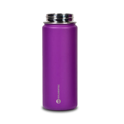 Garrafa Térmica Goldentec 500 ml Roxa, vista frontal