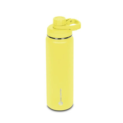 Garrafa Térmica Goldentec 750ml na cor Amarela