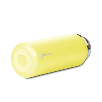 Garrafa Térmica Goldentec 750ml na cor Amarela