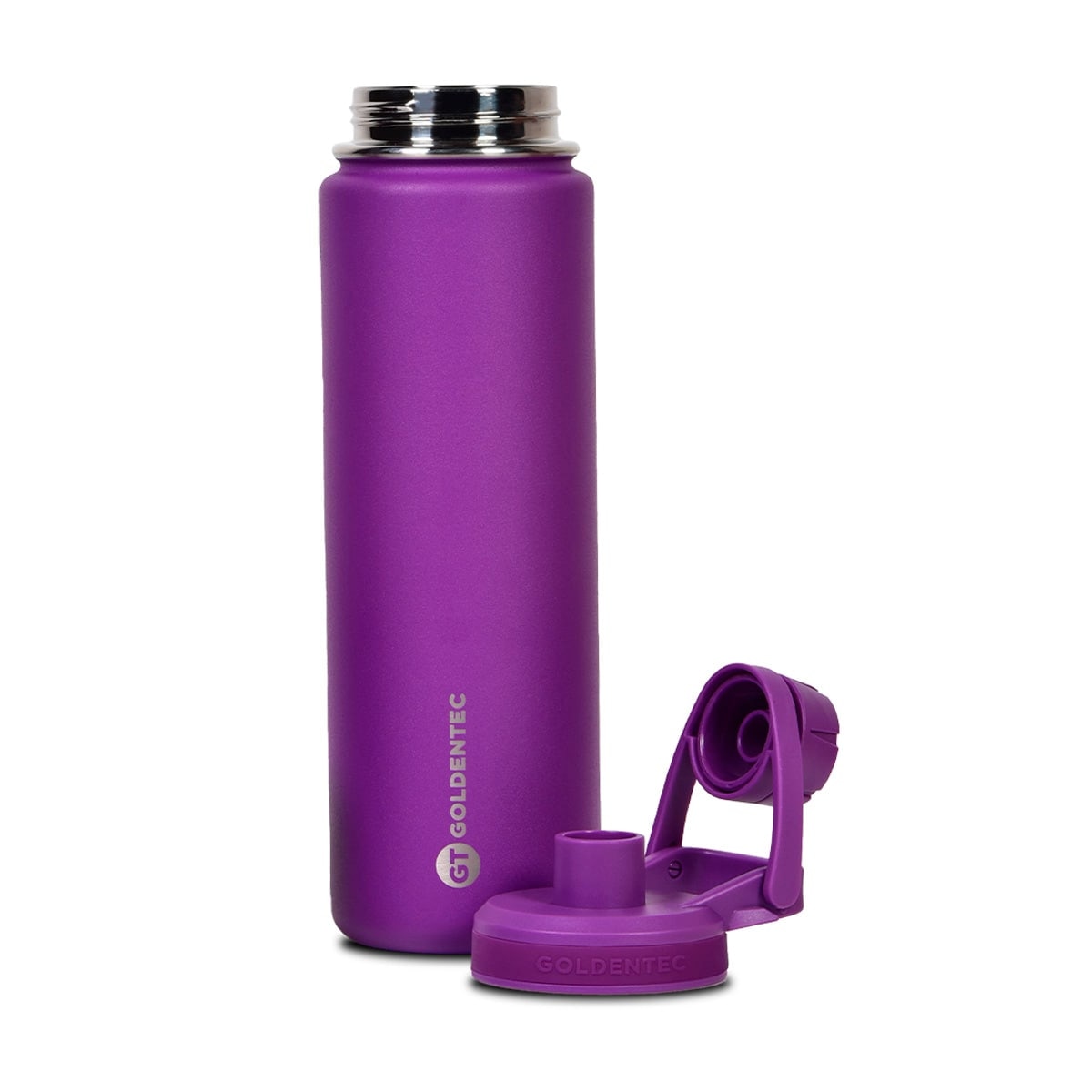 Garrafa Térmica Goldentec 750ml na cor Roxa