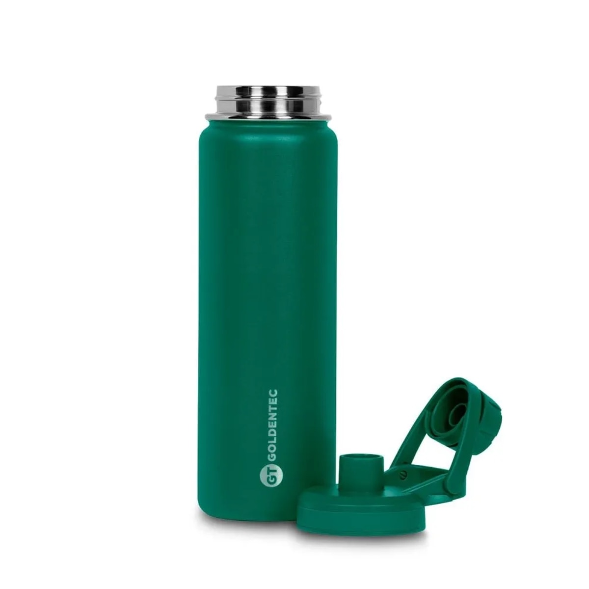 Garrafa Térmica Goldentec 750ml na cor Verde Militar