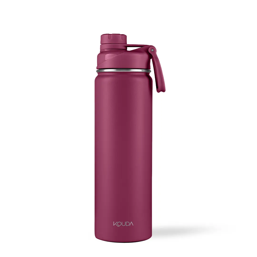 Garrafa Térmica Kouda Ladakh – 660ml na cor Marsala
