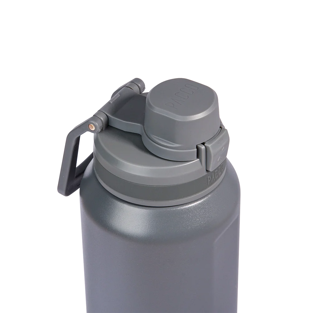 Garrafa térmica Nexa 1000ml da PACCO na cor cinza
