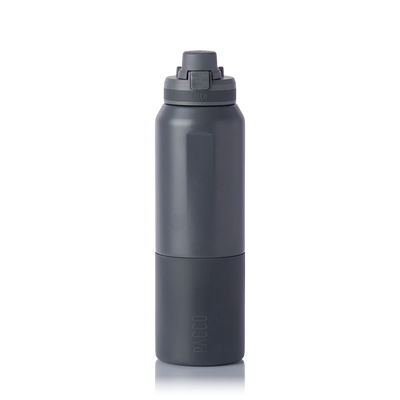 Garrafa térmica Nexa 1000ml da PACCO na cor cinza