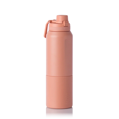 Garrafa térmica Nexa 1000ml da PACCO na cor clay