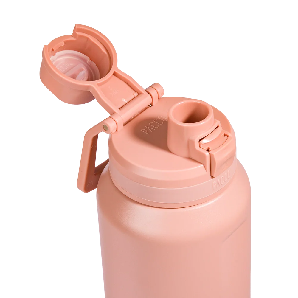 Garrafa térmica Nexa 1000ml da PACCO na cor clay