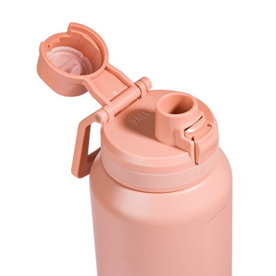 Garrafa térmica Nexa 1000ml da PACCO na cor clay