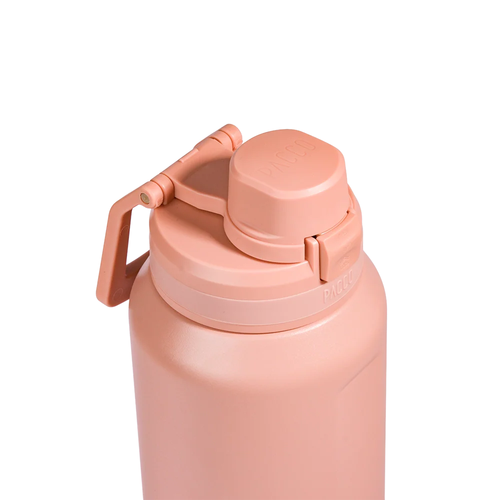 Garrafa térmica Nexa 1000ml da PACCO na cor clay