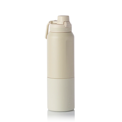Garrafa térmica Nexa 1000ml da PACCO na cor creme