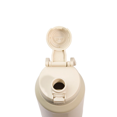 Garrafa térmica Nexa 1000ml da PACCO na cor creme