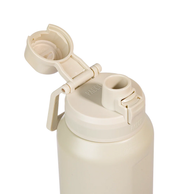 Garrafa térmica Nexa 1000ml da PACCO na cor creme