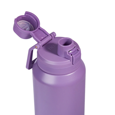 Garrafa Térmica Nexa 1000 ml PACCO Purple haze, com a tampa aberta, foto 46 de 64
