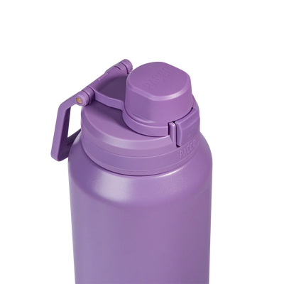 Garrafa Térmica Nexa 1000 ml PACCO Purple haze, vista frontal com tampa fechada, foto 47 de 64
