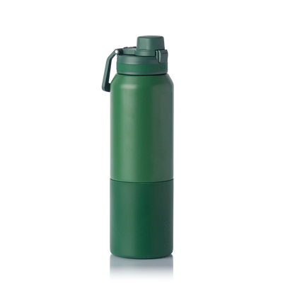 Garrafa térmica Nexa 1000ml da PACCO na cor verde militar