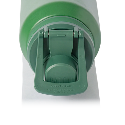 Garrafa térmica Nexa 1000ml da PACCO na cor verde militar