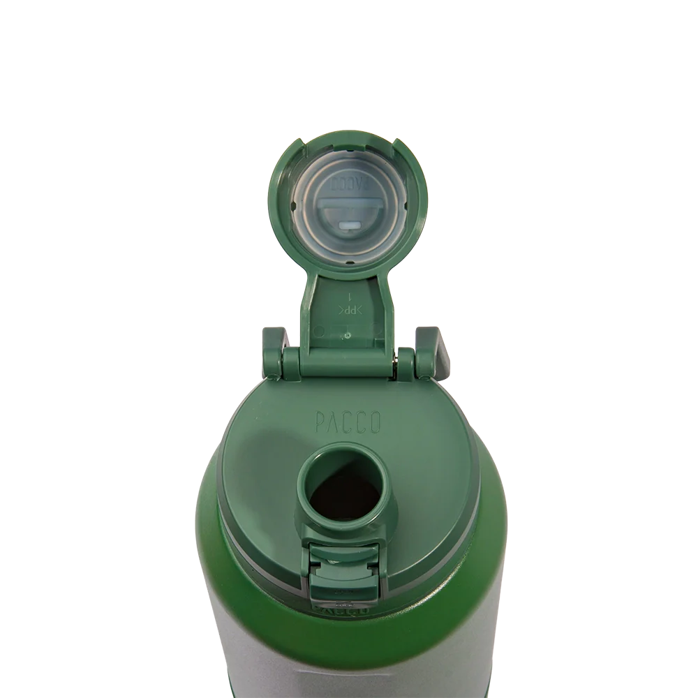 Garrafa térmica Nexa 1000ml da PACCO na cor verde militar